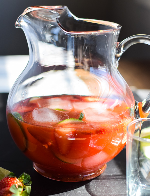 Strawberry Chipotle Margaritas