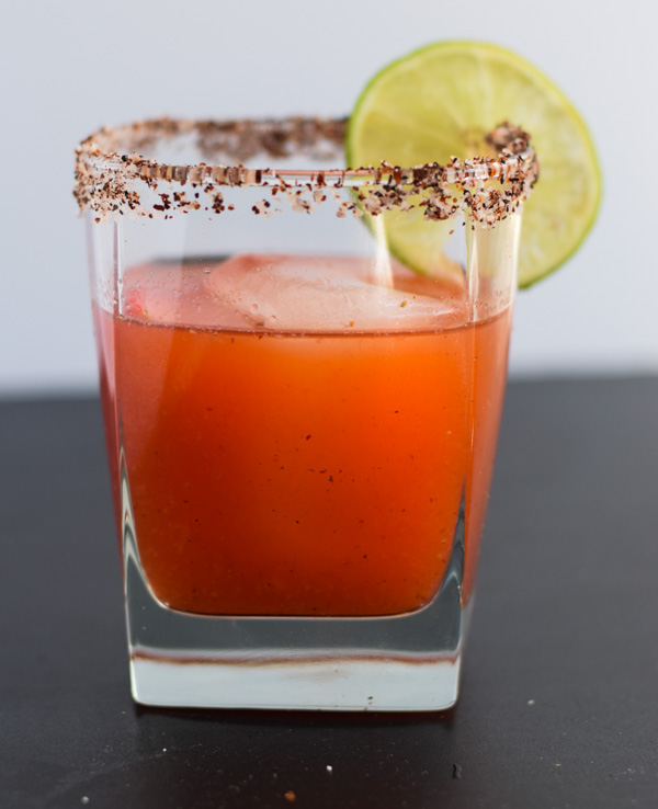 Strawberry Chipotle Margaritas