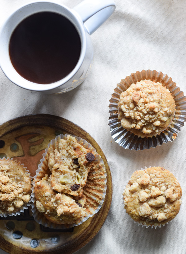 Secret Ingredient Banana Chocolate Chip Muffins