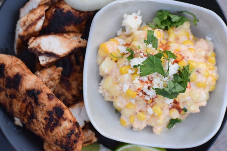 grilled corn esquites