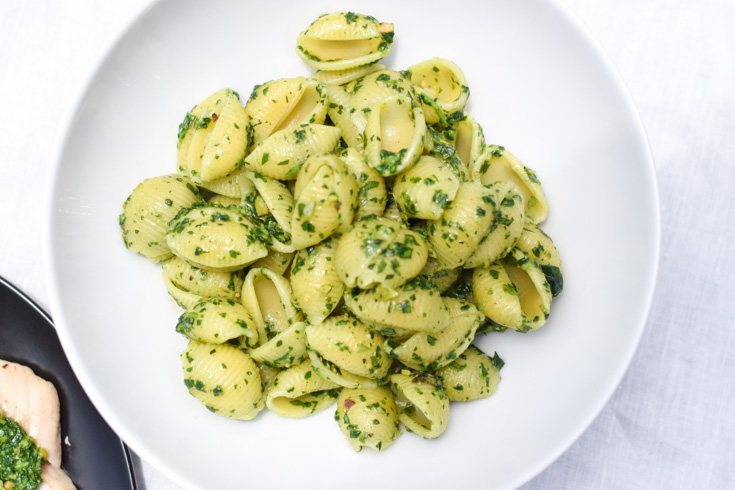 spinach pistachio pesto